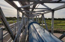 Puente obra de toma Reconquista 2 Internet